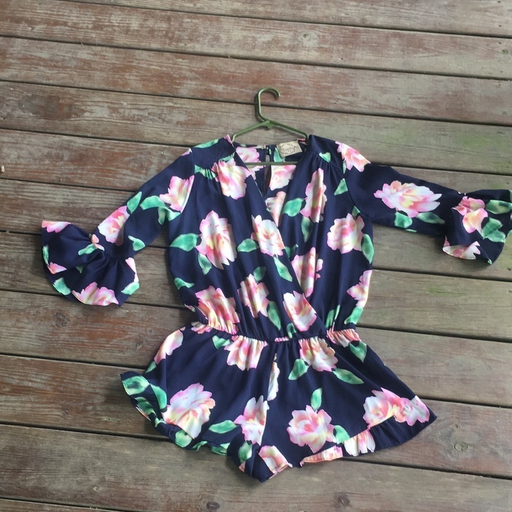 DejaVu Floral Romper
